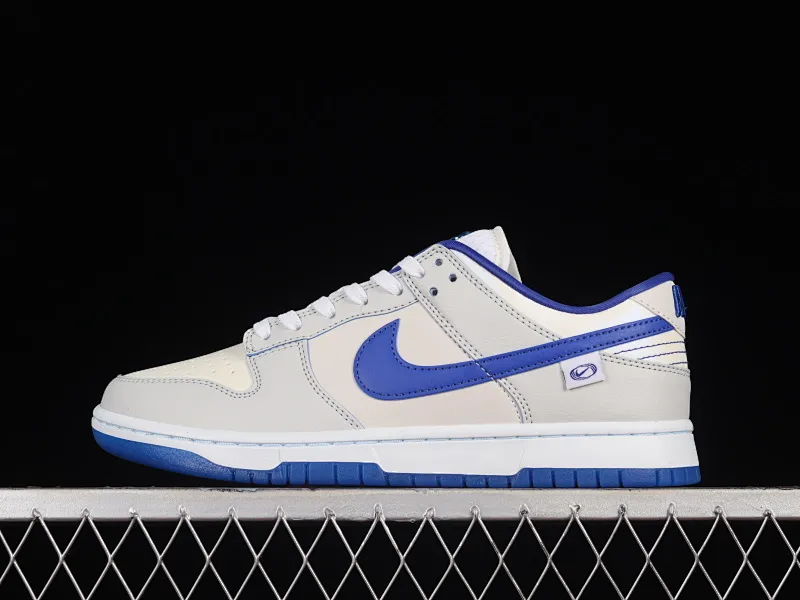 All categories Nk SB Dunk Series Nk SB Dunk Low Low-top sneakers Nk SB Dunk Low GS "Ivory Hyper Royal" Beige Blue 3M Reflective Dunk Series low-top casual sports skateboard shoes FB1841-110